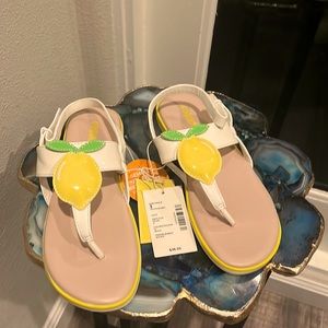 Brand New size 3 Girl Gymboree 🍋Lemon Sandals NWT
